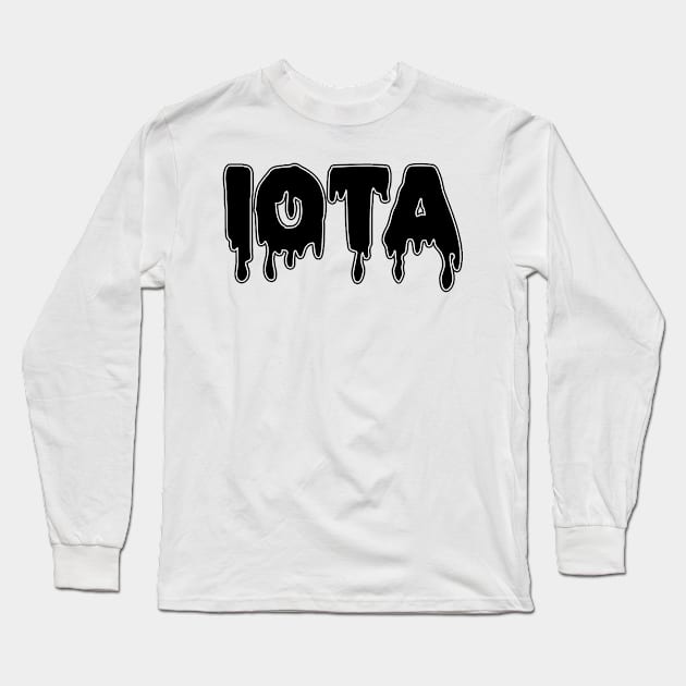 Drippy Iota Long Sleeve T-Shirt by lolosenese